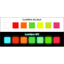 Geweven UV-armbandjes glow in the dark