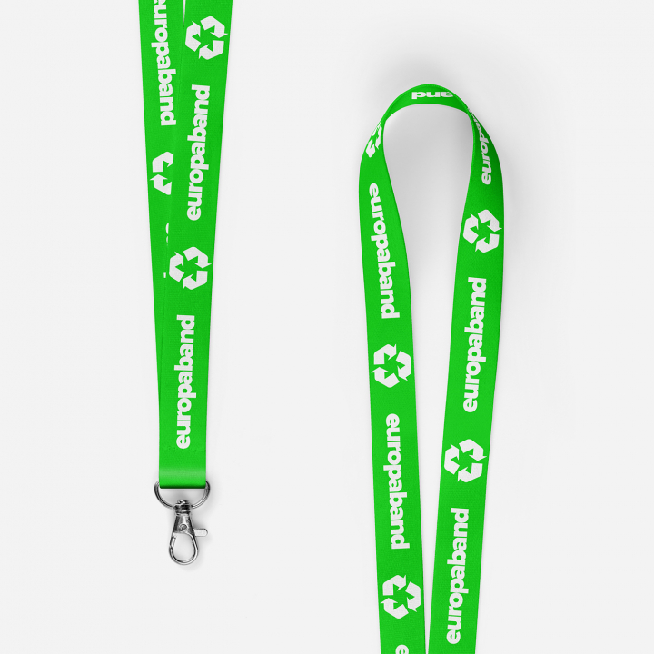 Eco keycord RPET met full-colour bedrukking