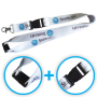 Bedrukt keycord in full colour + veiligheidssluiting en afneembare clip