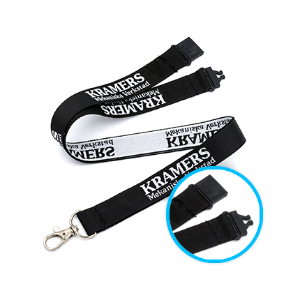 Geweven keycord met veiligheidssluiting