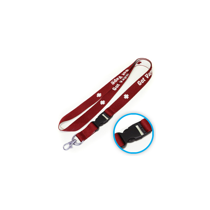 Geweven keycord met afneembare clip