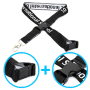 Geweven keycord met veiligheidssluiting en afneembare clip
