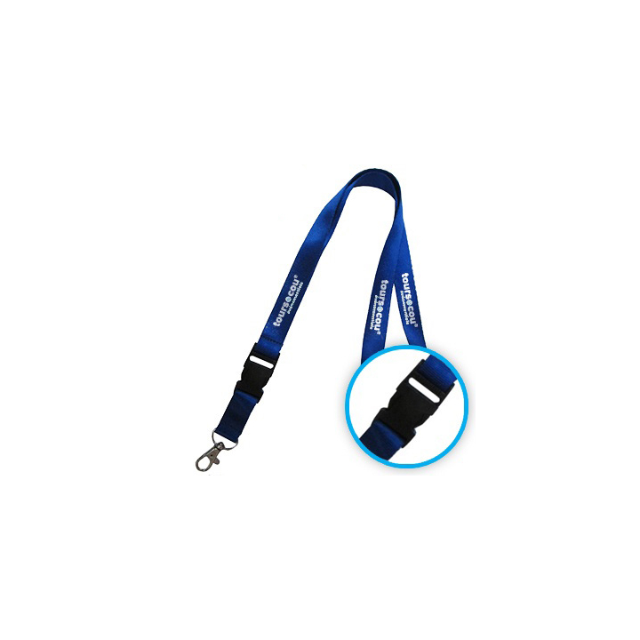 Nylon keykoord met afneembare clip