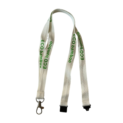 Bamboevezel keycord met veiligheidssluiting