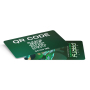 PVC-kaarten 85x54mm op maat met QR-code