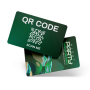 PVC-kaarten 85x54mm op maat met QR-code