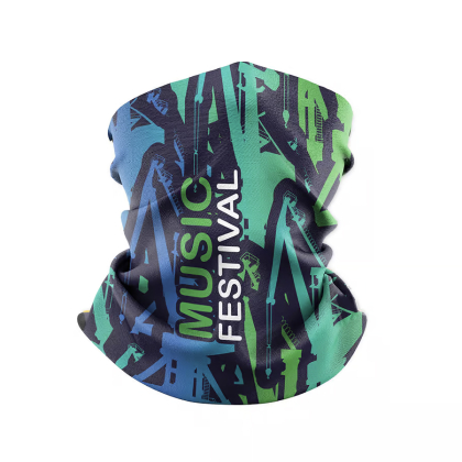 Antibacteriële bandana / nekwarmer met eigen bedrukking