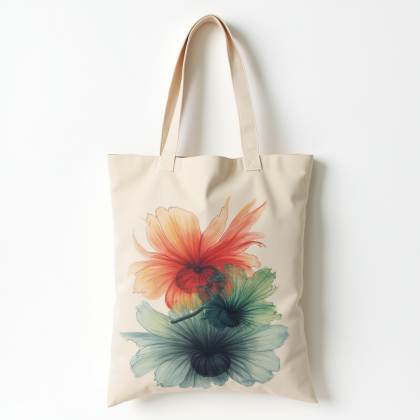 Katoenen tote bag 30x35 cm