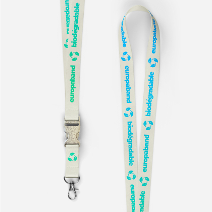 Biologisch afbreekbare keycords met afneembare clip