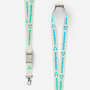 Biologisch afbreekbare keycords met veiligheidssluiting en afneembare clip
