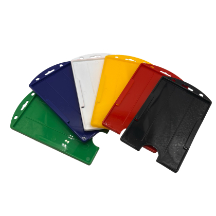 Harde Badgehouder Verticaal Gekleurd 54x86mm