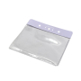 Zachte badgehouder van PVC met gekleurde versterking 86x54mm