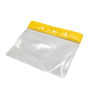 Zachte badgehouder van PVC met gekleurde versterking 86x54mm
