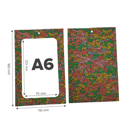 Kraft A6 Badgehouders Bedrukken