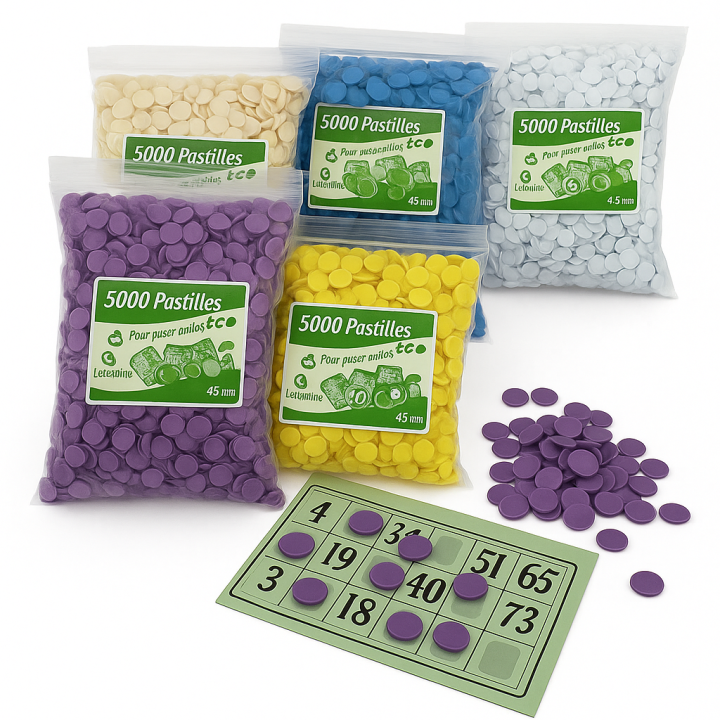 5.000 voordelige bingo-markeerfiches eco