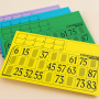 Bingokaarten om af te stempelen (224 g) - 500 stuks