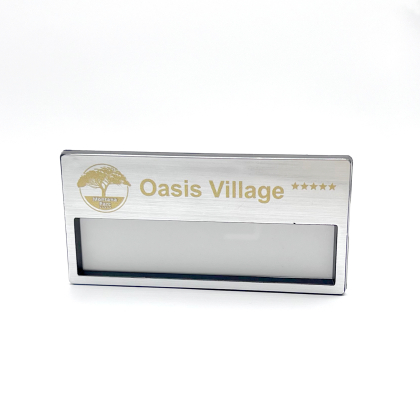 Naambadge met magneet 67x32 mm