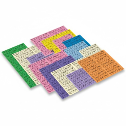 Traditionele lotokaarten - 500 velden soepel (224 g)