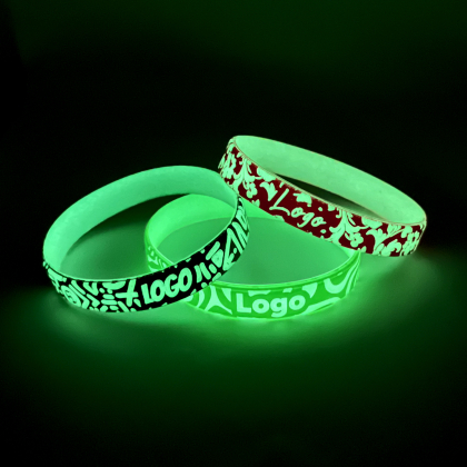 Glow-in-the-dark siliconen polsbandjes Express J+4