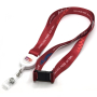 Tour de cou personnalisé par sublimation avec clip de sécurité anti-étranglement et enrouleur de badge rétractable