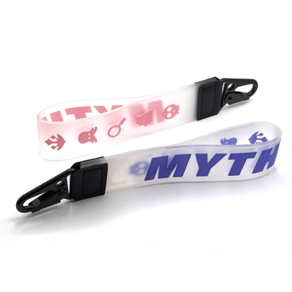Sleutelhanger van zacht PVC met karabijnhaak