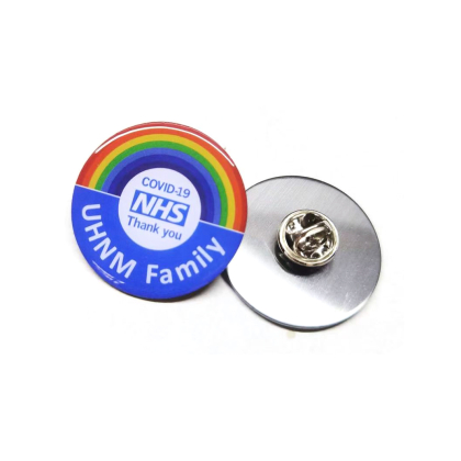 Metalen pins met doming-print op maat