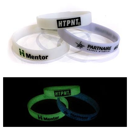 bracelet silicone phosphorescent
