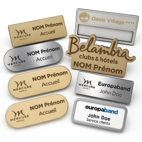 Naambadges met eigen bedrukking